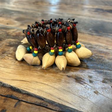 Rassel | Fuss-Shaker Afro | Kenari-Samen