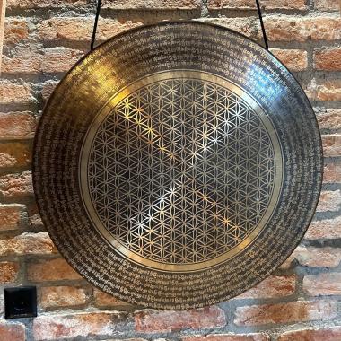 Tempel Gong | Blume des Lebens | 70 cm