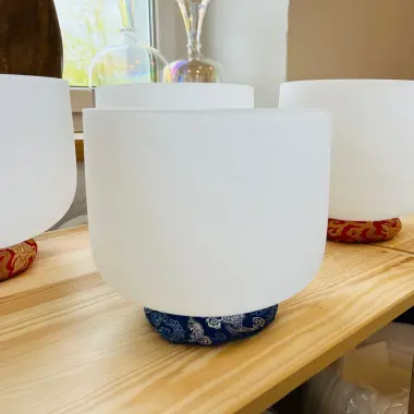 Kristallklangschalen | Bringt lichtvolle Klarheit | D - 432/440 Hz