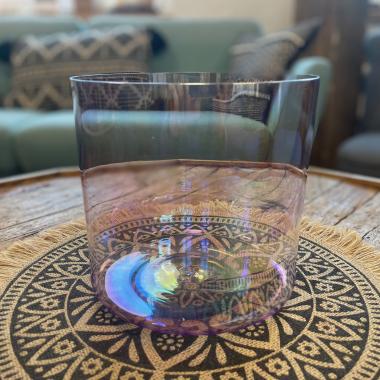 Kristallklang-Schale | Clear Chakra Violett | B(H)3 | 432 Hz