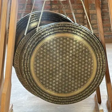 Tempel Gong | Blume d. Lebens | ø 60 cm