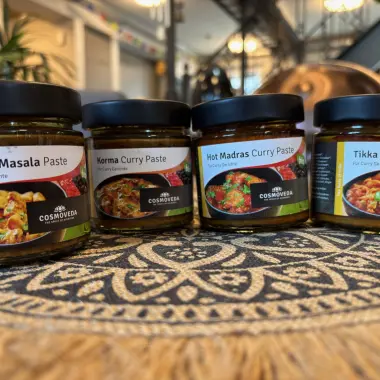 Ayurveda Curry Pasten – Hot Madras, Tikka, Korma & Garam Masala