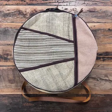 Trommeltasche aus Nepal mit Rucksackträgern | ø 38, 47 & 53 cm