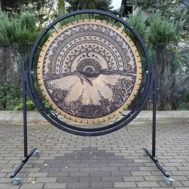 Gong Trommel | Buckelwal | ø 105 cm