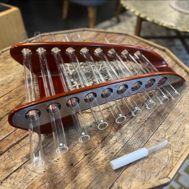 Kristallglas Veena | Kristallharfe mit 9 Tönen in 432 Hz