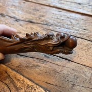 Kräuterschaufel aus Holz | Chinesischer Stil | Drachenkopf