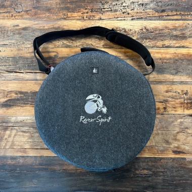 Trommeltasche Nylon mit Schulterriemen | Filz | ø 42 cm