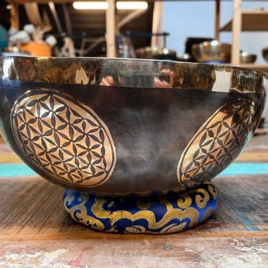 Klangschale ø 28 cm - Blume des Lebens