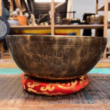 Klangschale ø 25 cm mit Liebesknoten