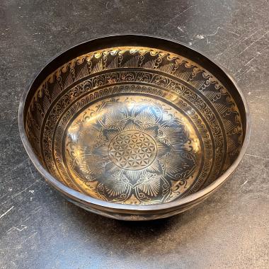 Klangschale | Blume des Lebens | ø 44.5