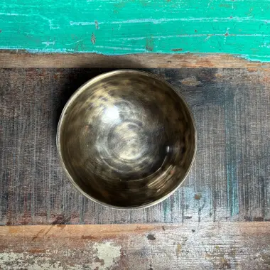 Tibetische Klangschale Ton G schlicht