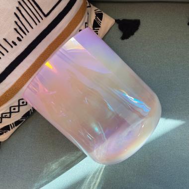 Kristallklang-Schale | Alchemy Frosted Rose | G3 | 432 Hz