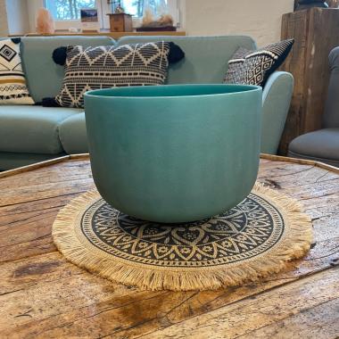 Kristallklang-Schale | Smaragd | F4 | 432 Hz