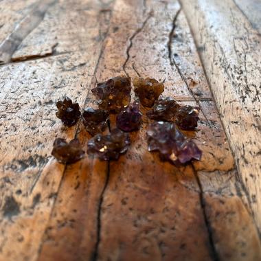 Ametrine Popcorn Steine