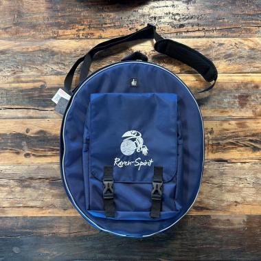 Trommeltasche Nylon mit Schulterriemen | Blue | Oval 50 x 42cm