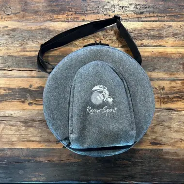 Trommeltasche Nylon mit Schulterriemen | Filz | ø 44 cm