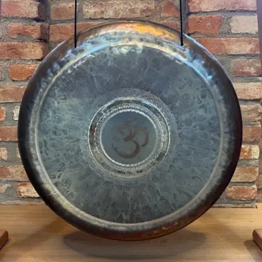 Wom VOX Gong | Handgefertigter Edelstahl-Gong | 60 cm