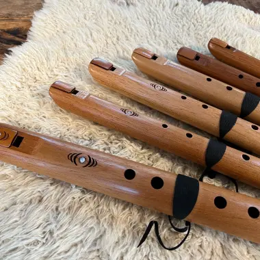 EarthTone Spirit Flöten | Spanische Zeder | Tonart D, C, A, G, F# und E in 432 Hz