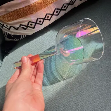 Alchemie Kristallklangkelch| Cosmic Light | F5 in 432 Hz