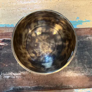 Tibetische Klangschale Ton G+ schlicht