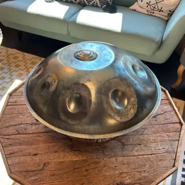 Handpan ShaktiPan | F#2 Nordlys | 15 Klangfelder - klar & schwebend