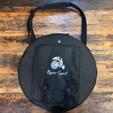 Trommeltasche Nylon mit Schulterriemen| black ø 45cm