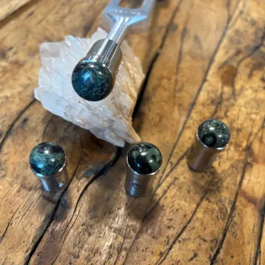 Stimmgabelaufsatz Kambaba Jaspis | 15 mm