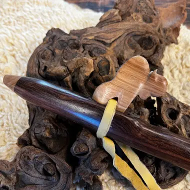 Gebetsflöte in G# | Indisches Rosenholz | von Miguel Medina