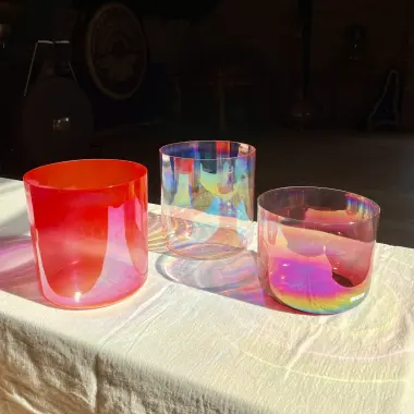 Alchemie Kristallklangschale in C3