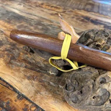 Gebetsflöte in E-Moll | Flügel Windblock | Mahagoni | Miguel Medina