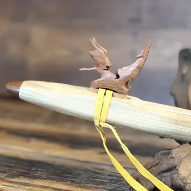 Gebetsflöte in E-Moll | Animal Spirit Windblock | Esche | Miguel Medina