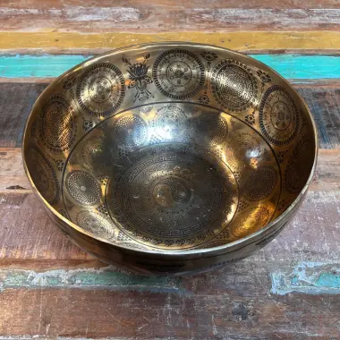 Klangschale | Yin & Yang | ø 35,5 cm | Ton ~ G3 | OM (66,4 Hz)