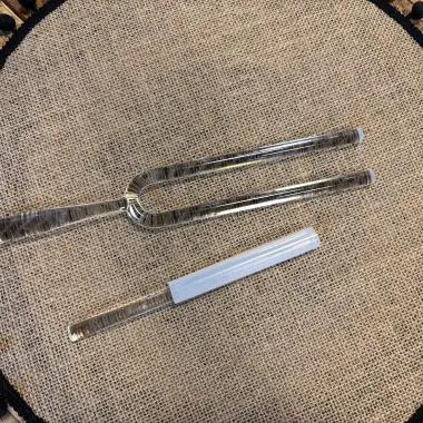 Kristall Stimmgabel C# – 285 Hz, Solfeggio Stimmung