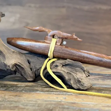 Gebetsflöte in G-Moll | Fuchs Windblock | Mahagoni | Miguel Medina